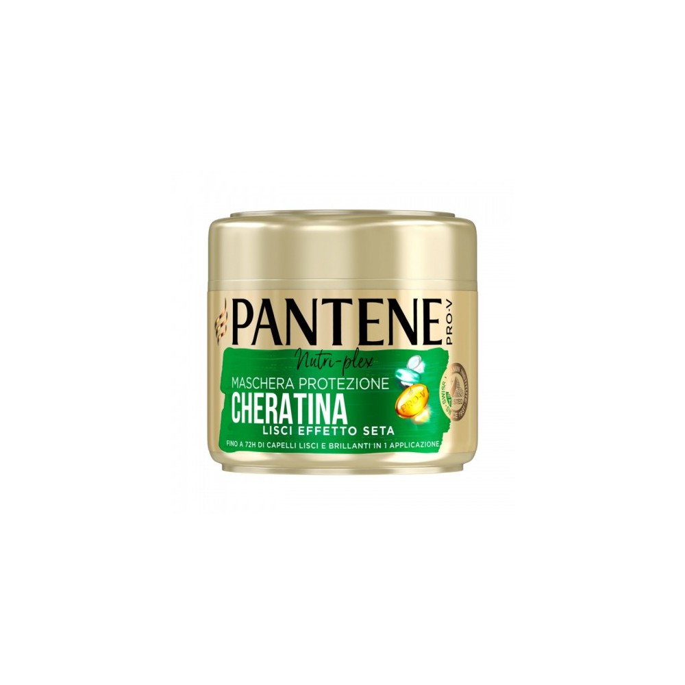 Pantene Pro-V Nutri-Plex Lisci Effetto Seta Maschera Protezione Cheratina 300 Ml 