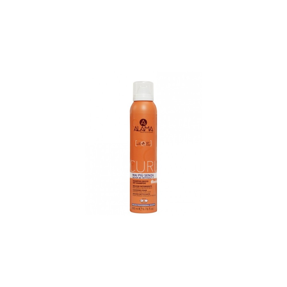 Alama Curl Shampoo Secco In Mousse Per Capelli Ricci 200 Ml 