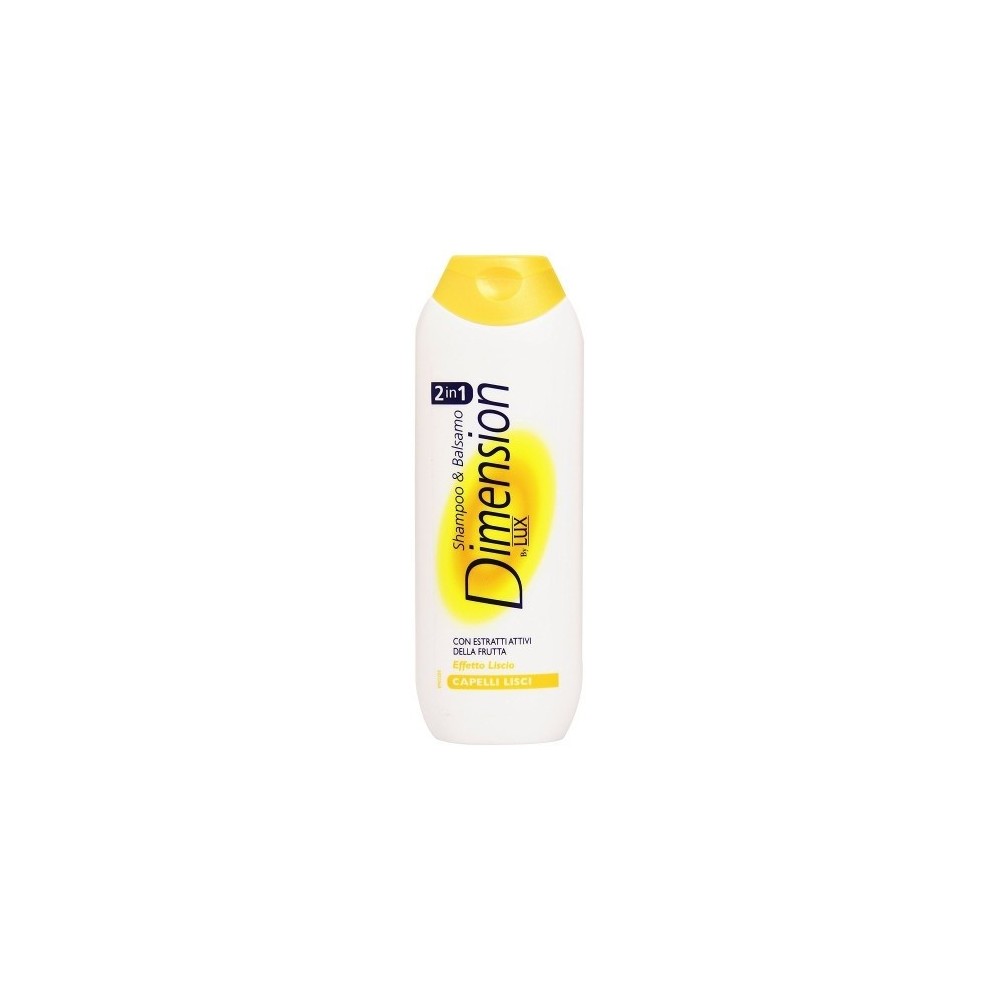 Dimension Shampoo E Balsamo Per Capelli Lisci Lux 250 Ml 
