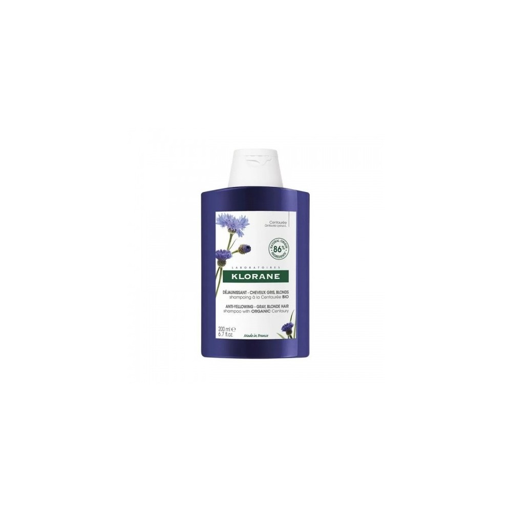 Klorane Shampoo Anti-Giallo Alla Centaurea 200 Ml 