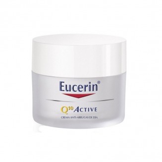 Eucerin Q10 Active Crema Viso Idratante Antirughe Pelli Sensibili Trattamento Giorno 50 Ml