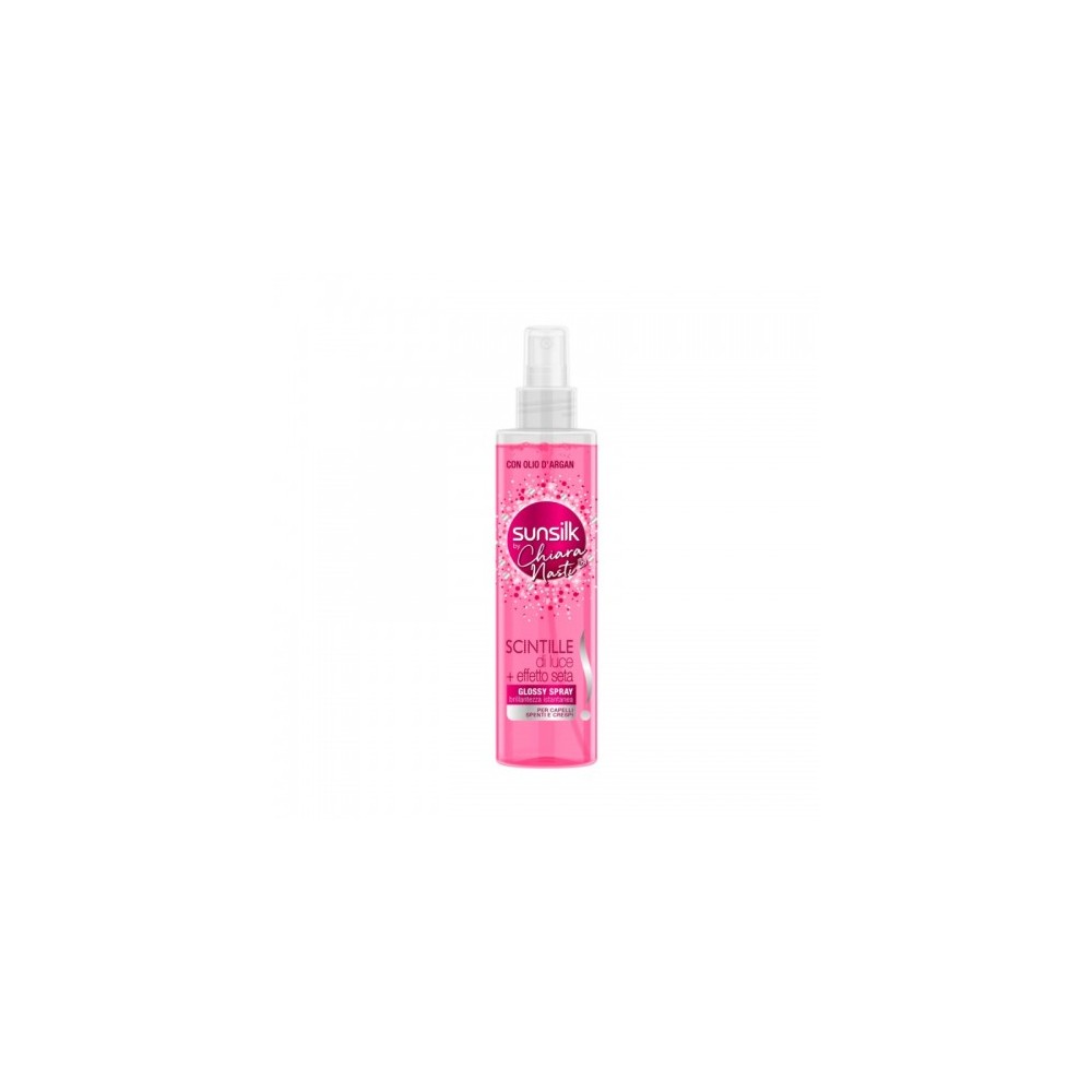 Sunsilk Scintille Di Luce + Effetto Seta Glossy Spray 200 Ml 
