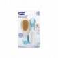 Chicco Spazzola E Pettine Azzurro Per Bambini 0M+ New