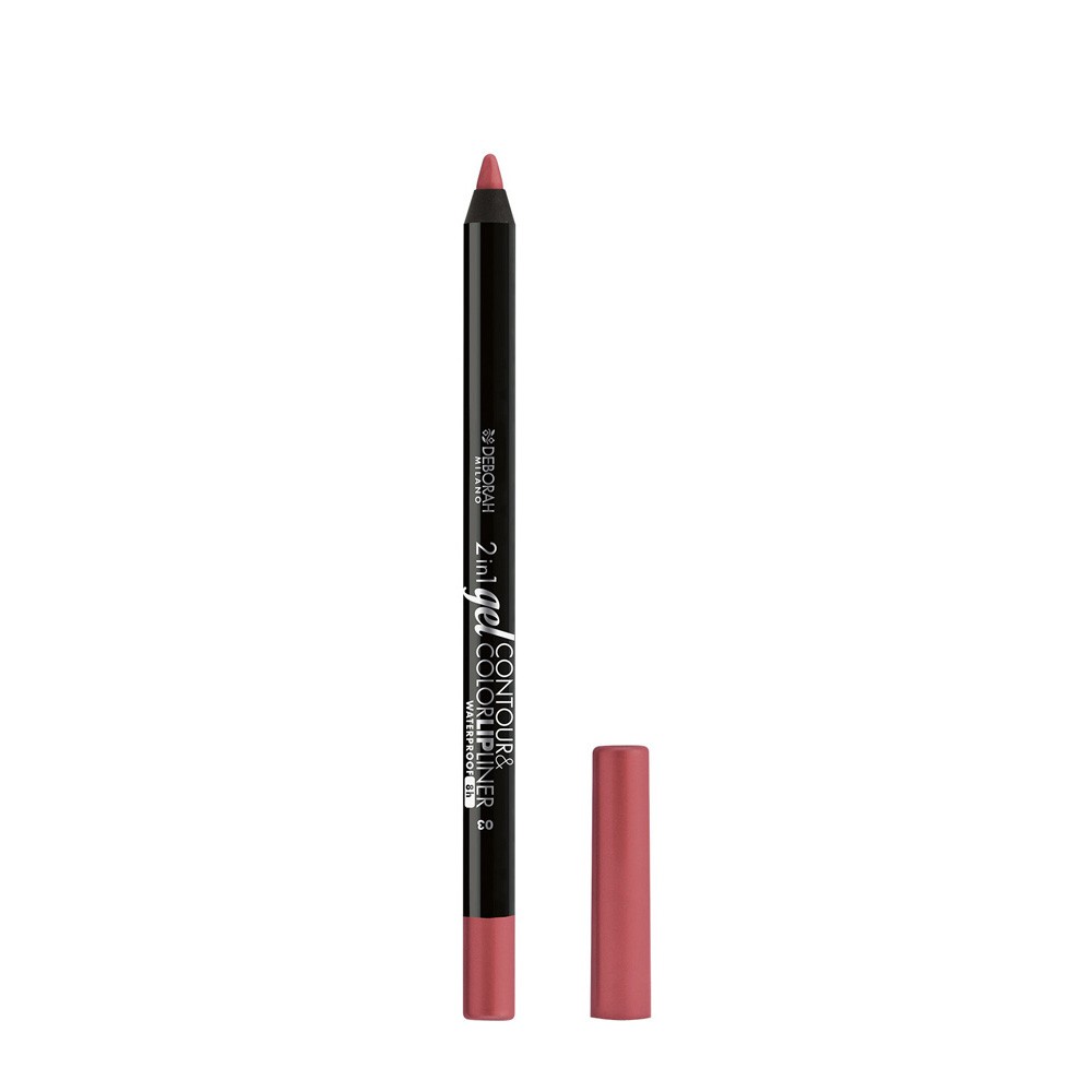 Deborah 2in1 Gel Contour & Color Lipliner Matita Labbra - 03 Dusty Pink 