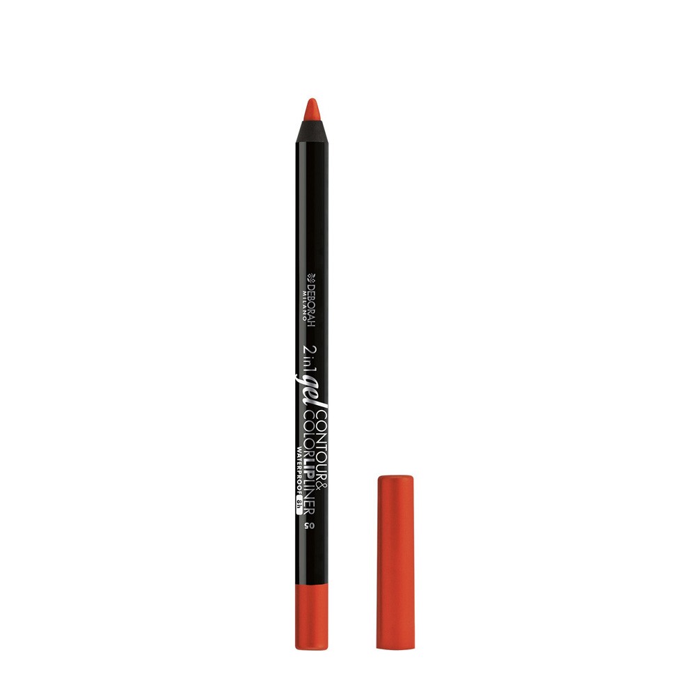 Deborah 2in1 Gel Contour & Color Lipliner Matita Labbra - 05 Orange 