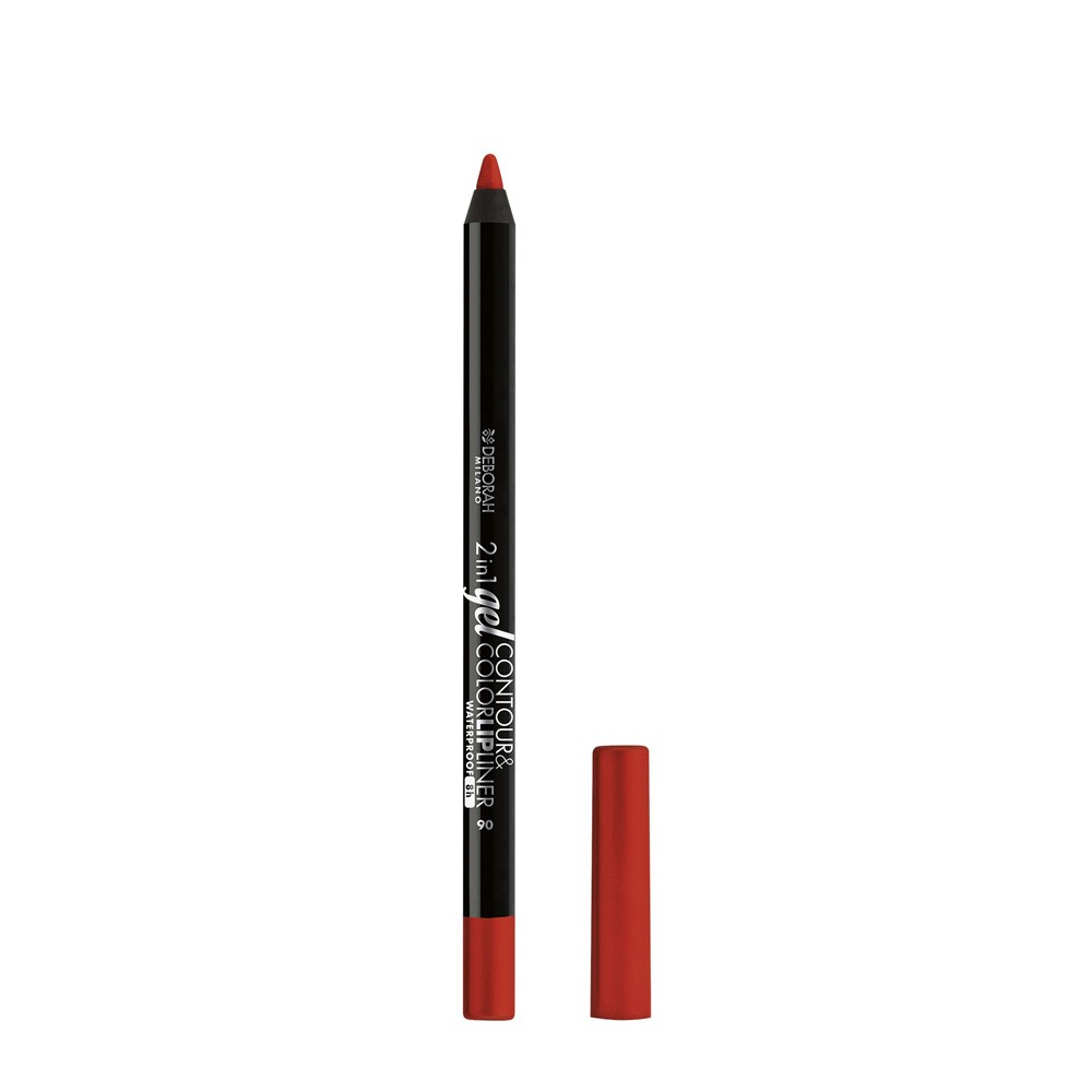 Deborah 2in1 Gel Contour & Color Lipliner Matita Labbra - 06 Rubine 