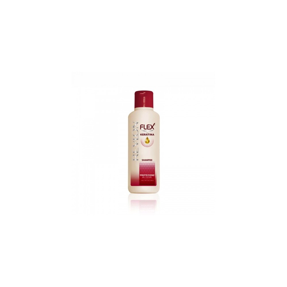 Revlon Flex Keratina Color Shampoo Per Capelli Grassi 400 Ml 
