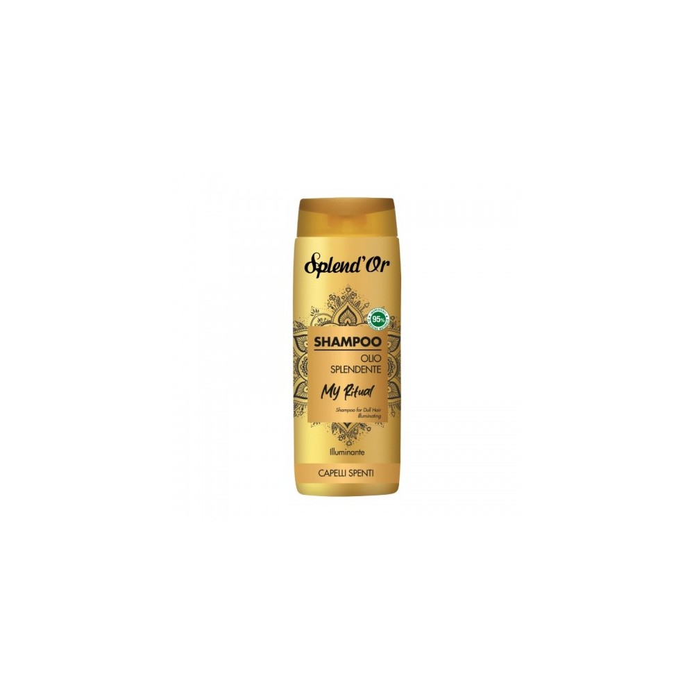 Splend'Or My Ritual Olio Splendente Shampoo Illuminante Per Capelli Spenti 300 Ml 