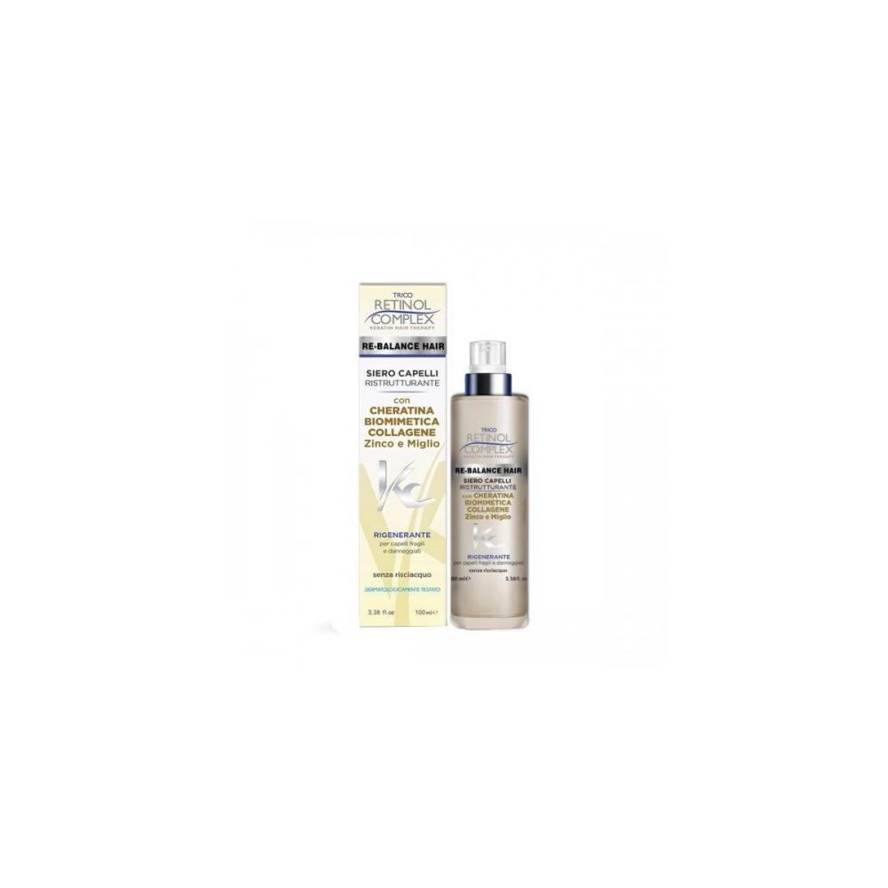 Retinol Complex Siero Ristrutturante Con Cheratina Biomimetica E Collagene 100 Ml 