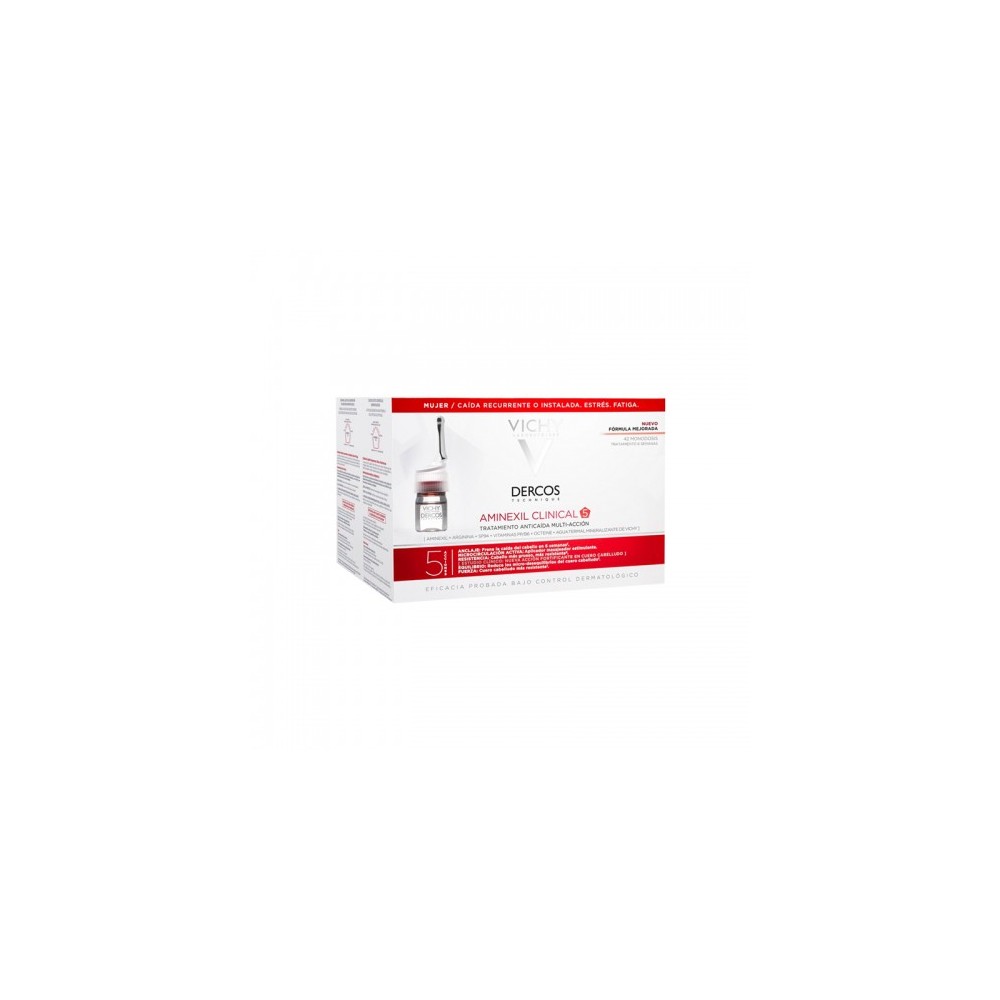 Vichy Dercos Aminexil Clinical 5 Trattamento Anti Caduta 42 Fiale 