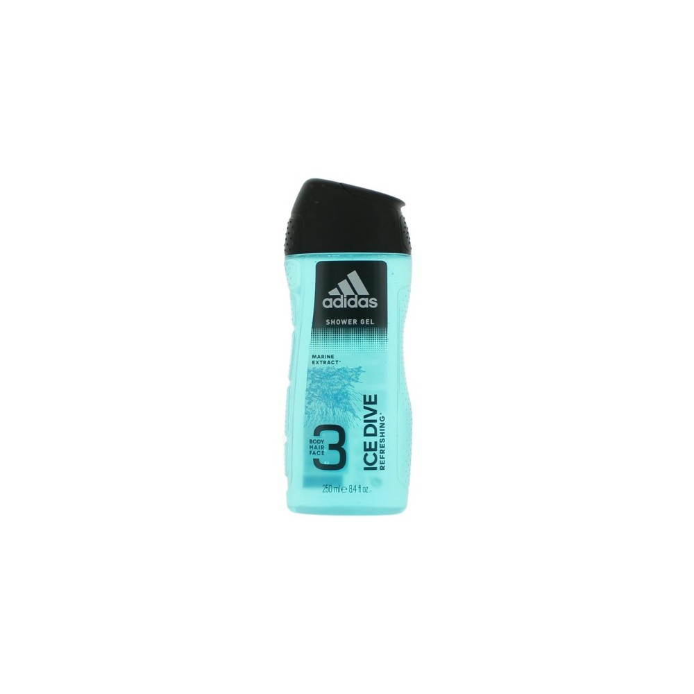 Adidas Ice Dive Shower Gel Doccia Schiuma 250 Ml 