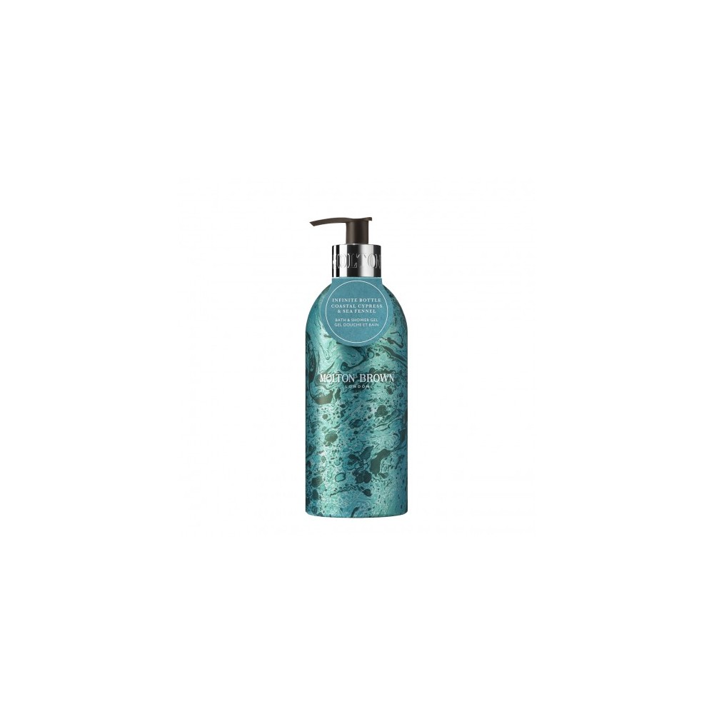 Molton Brown Coastal Cypress & Sea Fennel Infinite Bottle Bagnoschiuma 400 Ml 