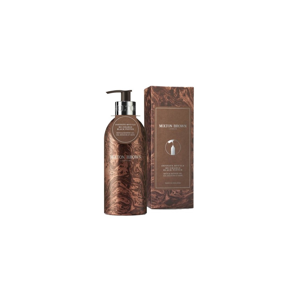 Molton Brown Re-Charge Black Pepper Infinite Bottle Bagnoschiuma 400 Ml 