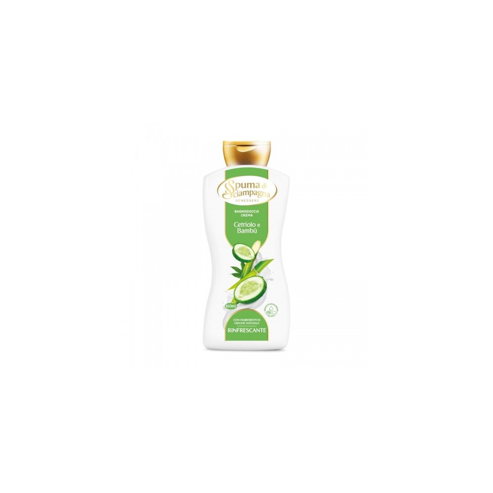 Spuma Di Sciampagna Cetriolo E Bambù Bagnodoccia Crema Rinfrescante 650 Ml 