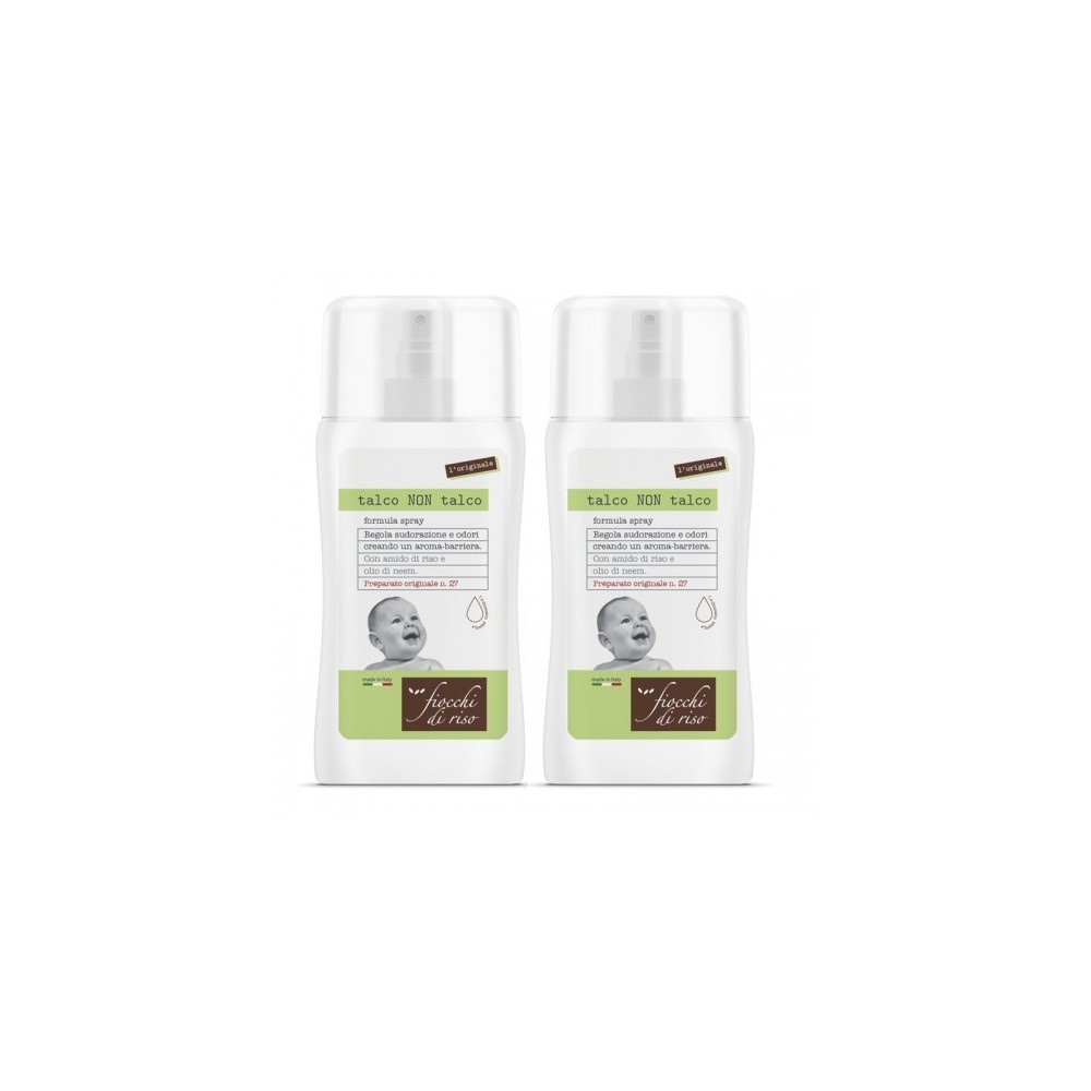 Fiocchi Di Riso Talco Non Talco 2 Spray 100 Ml 