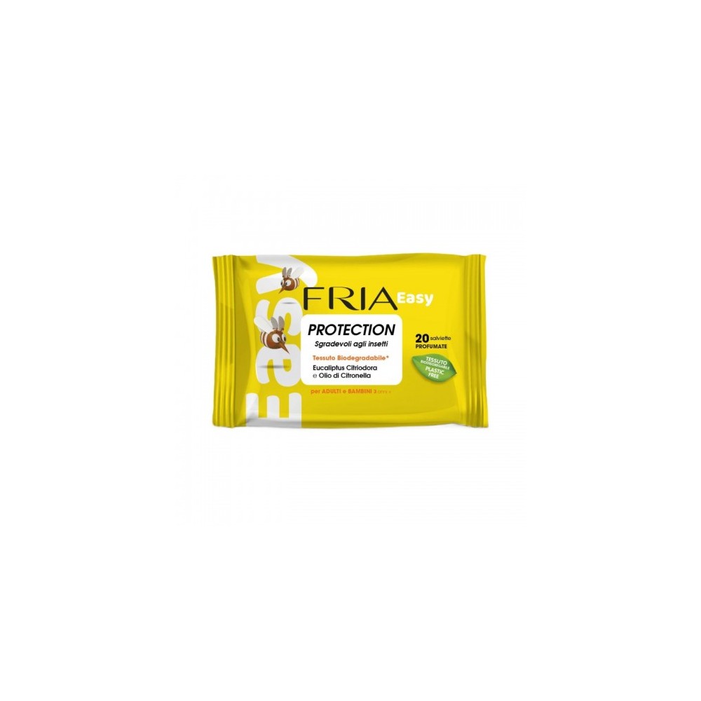 Fria Easy Protection 20 Salviette Profumate Antizanzare 
