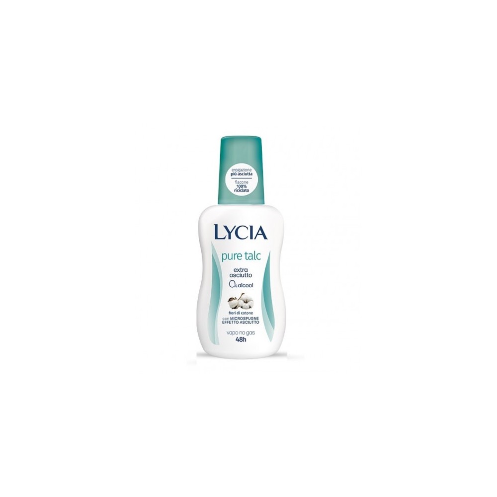 Lycia Pure Talc Deodorante Senza Alcool 75 Ml 