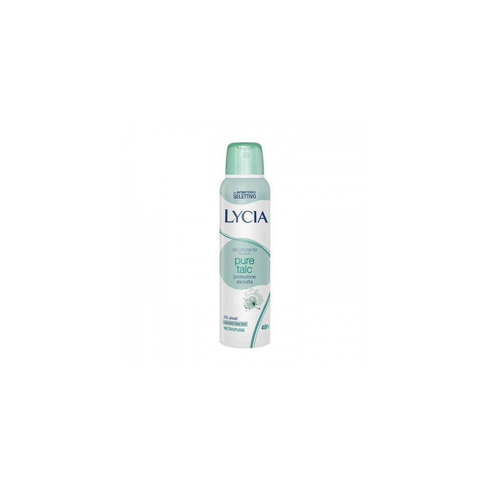 Lycia Pure Talc Deodorante Spray 150 Ml 