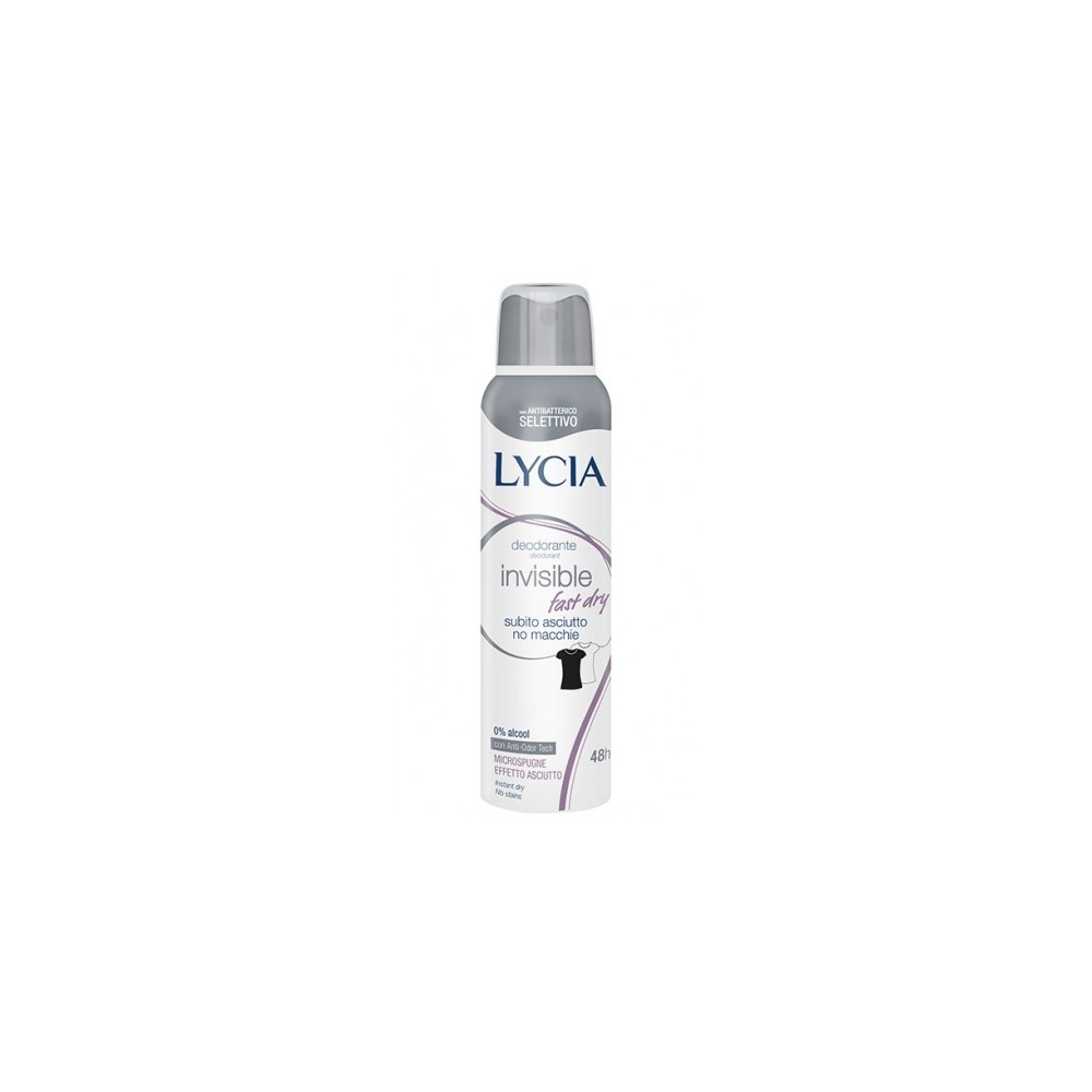 Lycia Deodorante Invisible Fast Dry Spray 150 Ml 