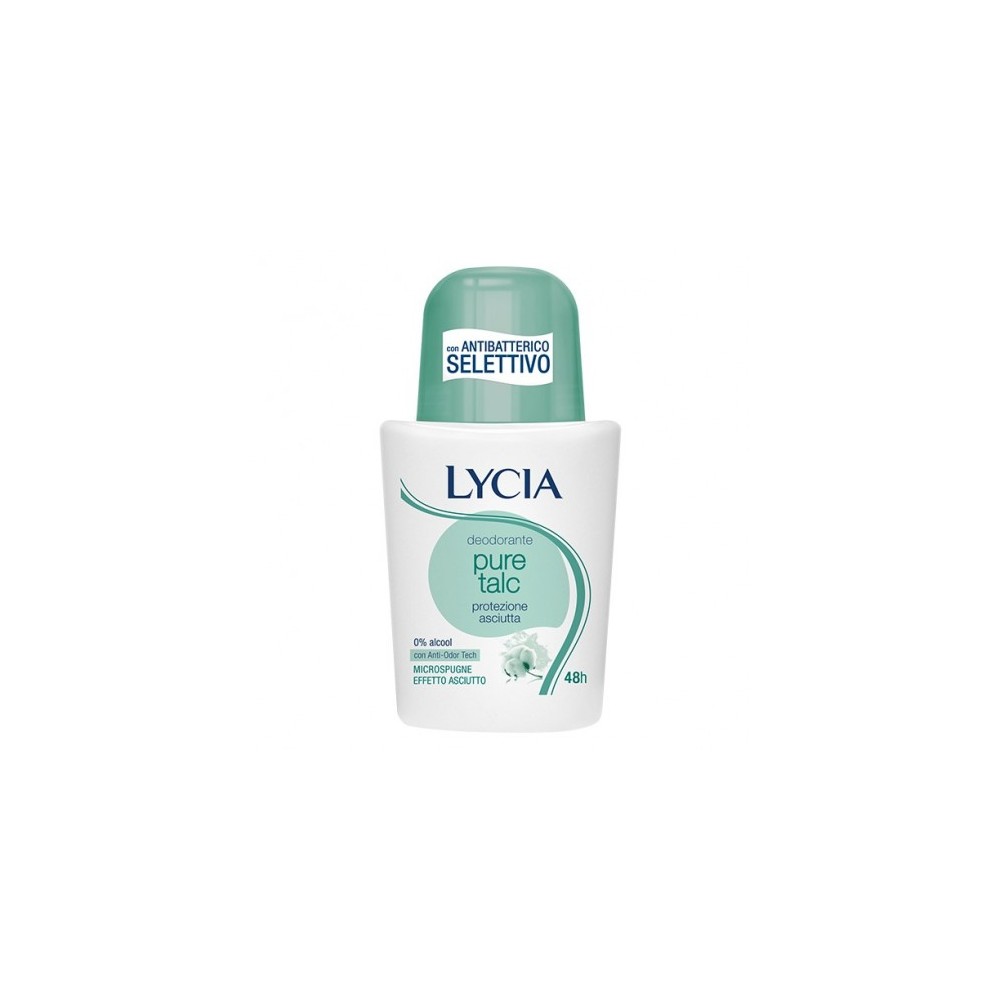 Lycia Roll On Deodorante Per Il Corpo Antiodorante Talc 50 Ml 