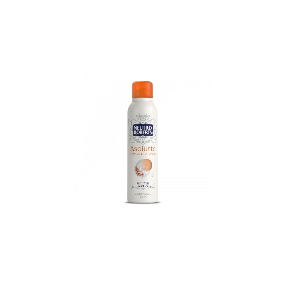 Neutro Roberts Asciutto Sandalo E Patchouli Deodorante Spray 150 Ml 