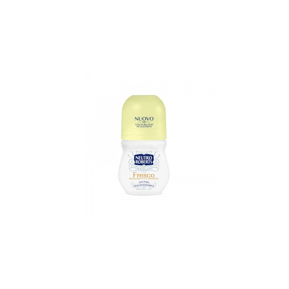 Neutro Roberts Fresco Bergamotto E Zenzero Deodorante Roll-On 50 Ml 