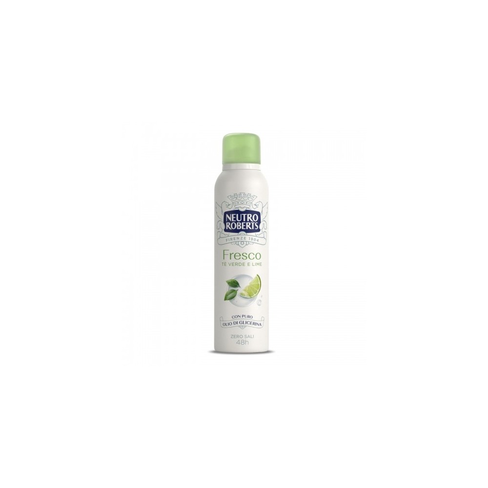 Neutro Roberts Fresco Tè Verde E Lime Deodorante Spray 150 Ml 