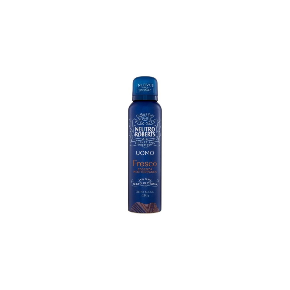 Neutro Roberts Uomo Fresco Essenza Mediterranea Deodorante 150 Ml Spray 