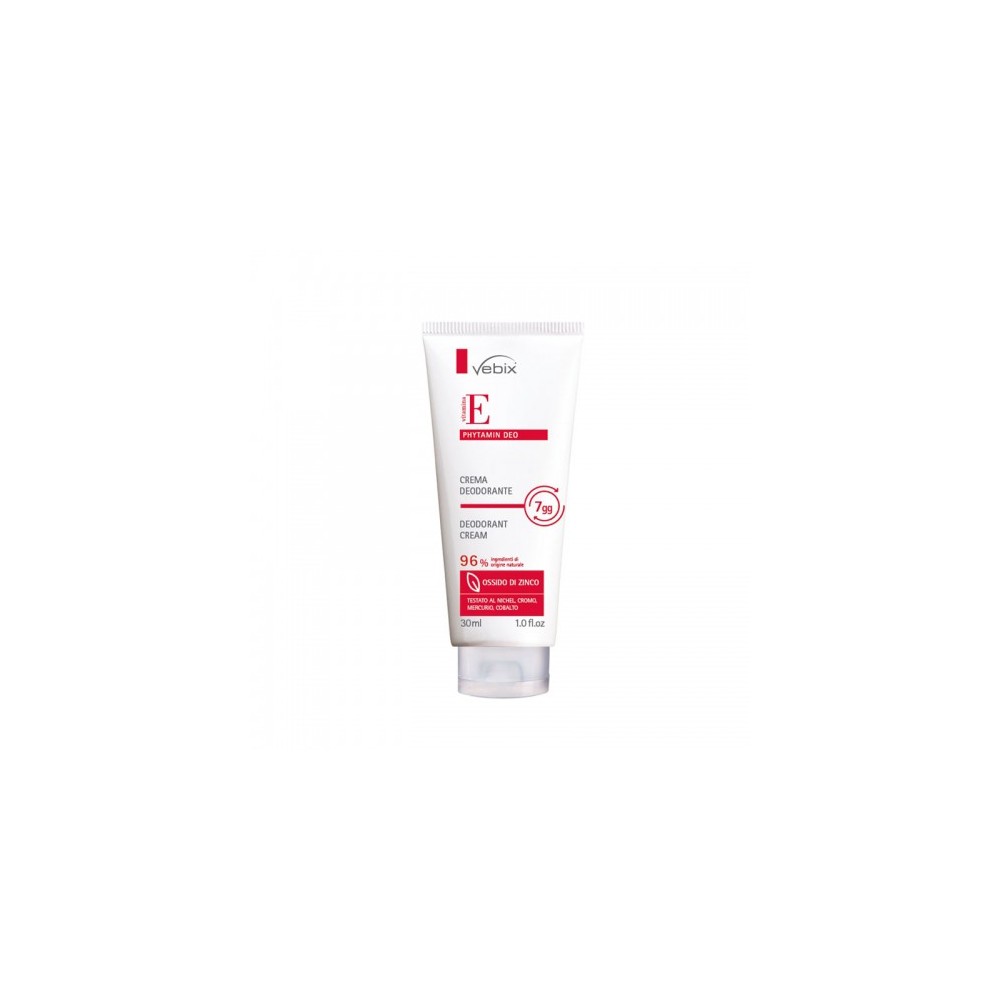 Vebix Phytamin Deo 7 Giorni Crema Deodorante 30 Ml 
