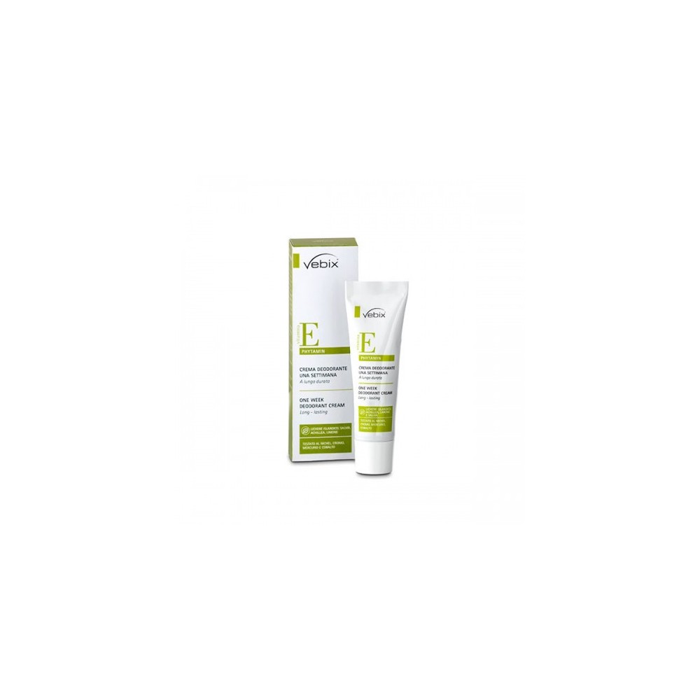 Vebix Vebix Phytamin E Crema Deodorante 1 Settimana 25 Ml 