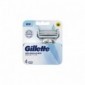 Gillette Skinguard Sensitive 4 Lamette Di Ricambio Per Rasoio