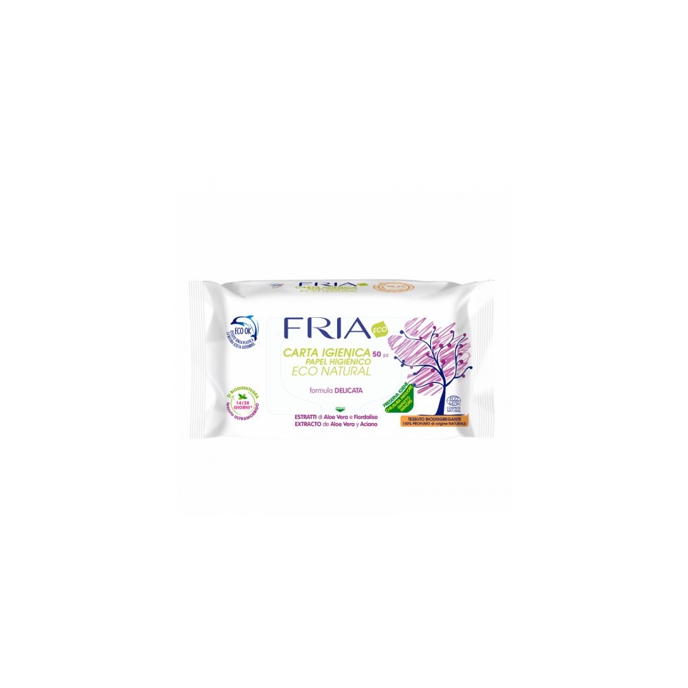 Fria Carta Igienica Eco Natural 50 Salviette 