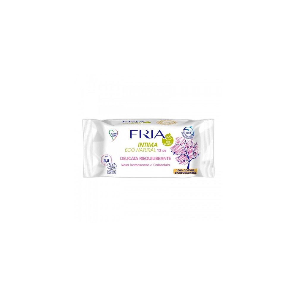 Fria Intima Eco Natural Delicata Riequilibrante 12 Salviette 