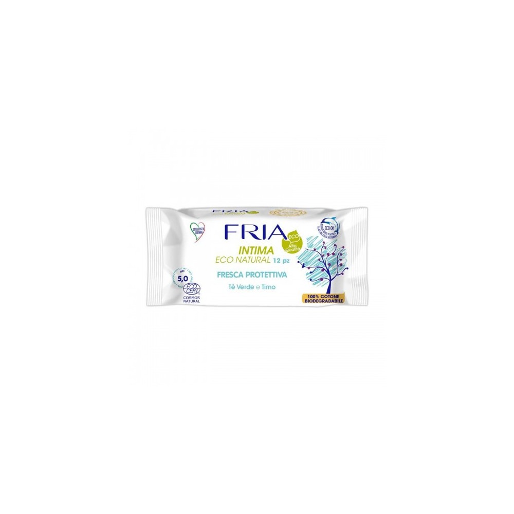 Fria Intima Eco Natural Fresca Protettiva 12 Salviette 
