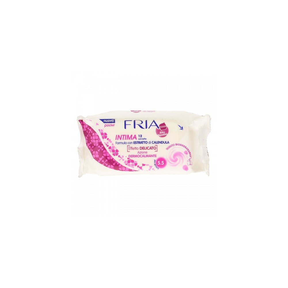 Fria Intima Pocket 12 Salviette Per L'Igiene Intima Fragranze Assortite 