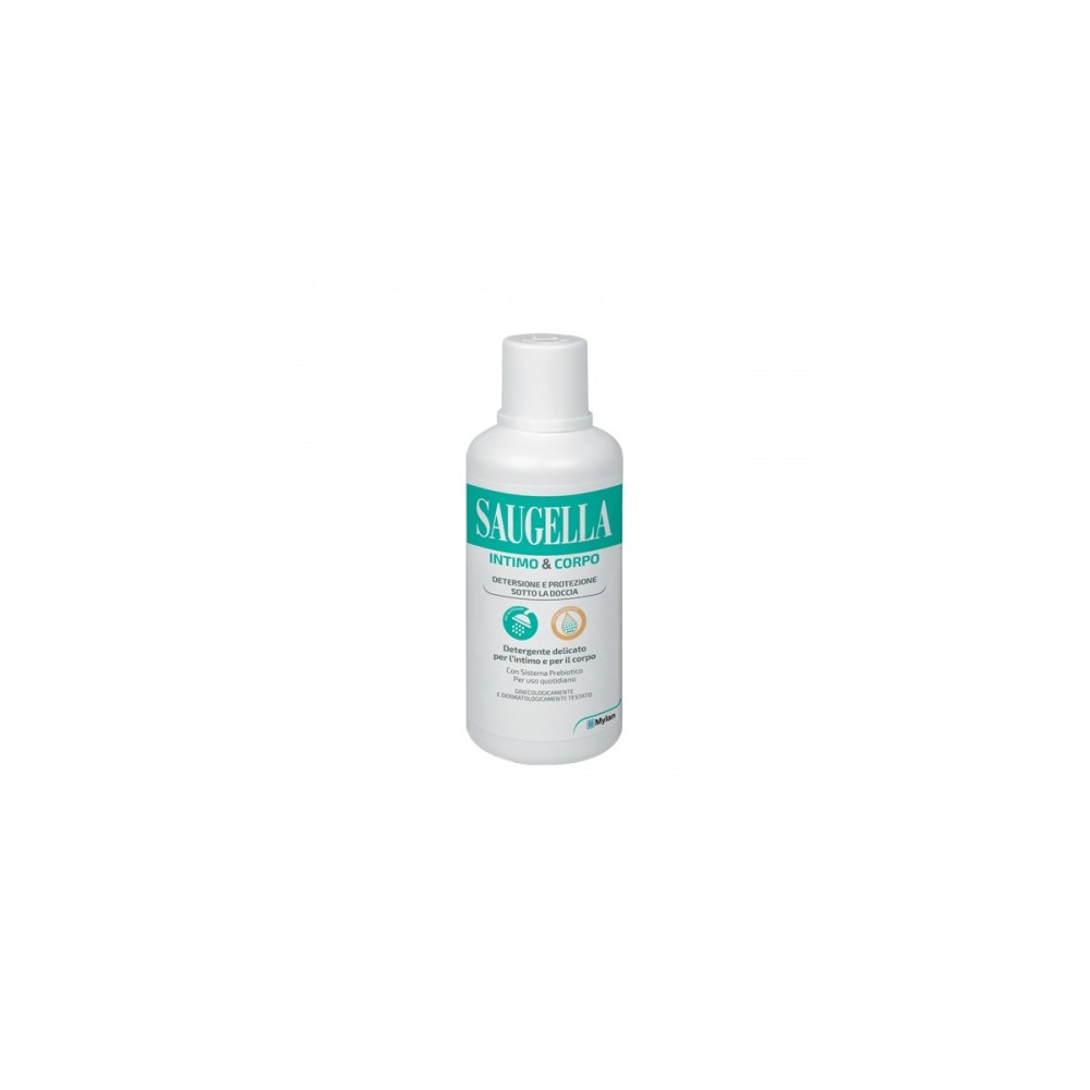 Saugella Intimo&Corpo Detergente Delicato Per L'Intimo E Per Il Corpo 500 Ml 