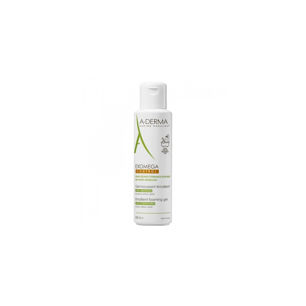 Aderma Exomega Control Gel Detergente Emolliente 500 Ml 