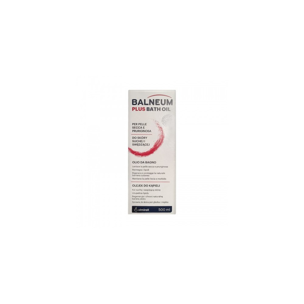 Almirall Balneum Plus Bath Oil Olio Da Bagno Per Pelle Secca E Pruriginosa 500 Ml 