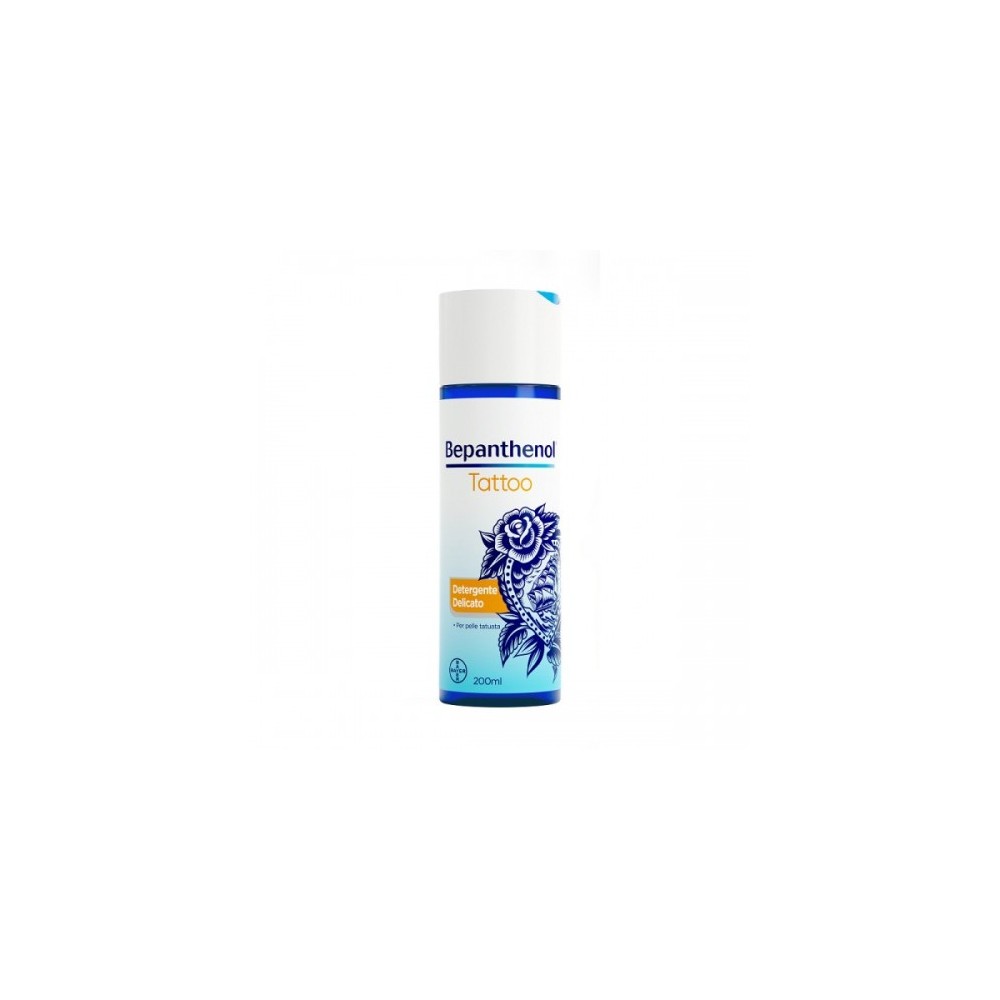 Bepanthenol Tattoo Detergente Delicato Per Pelle Tatuata 200 Ml 