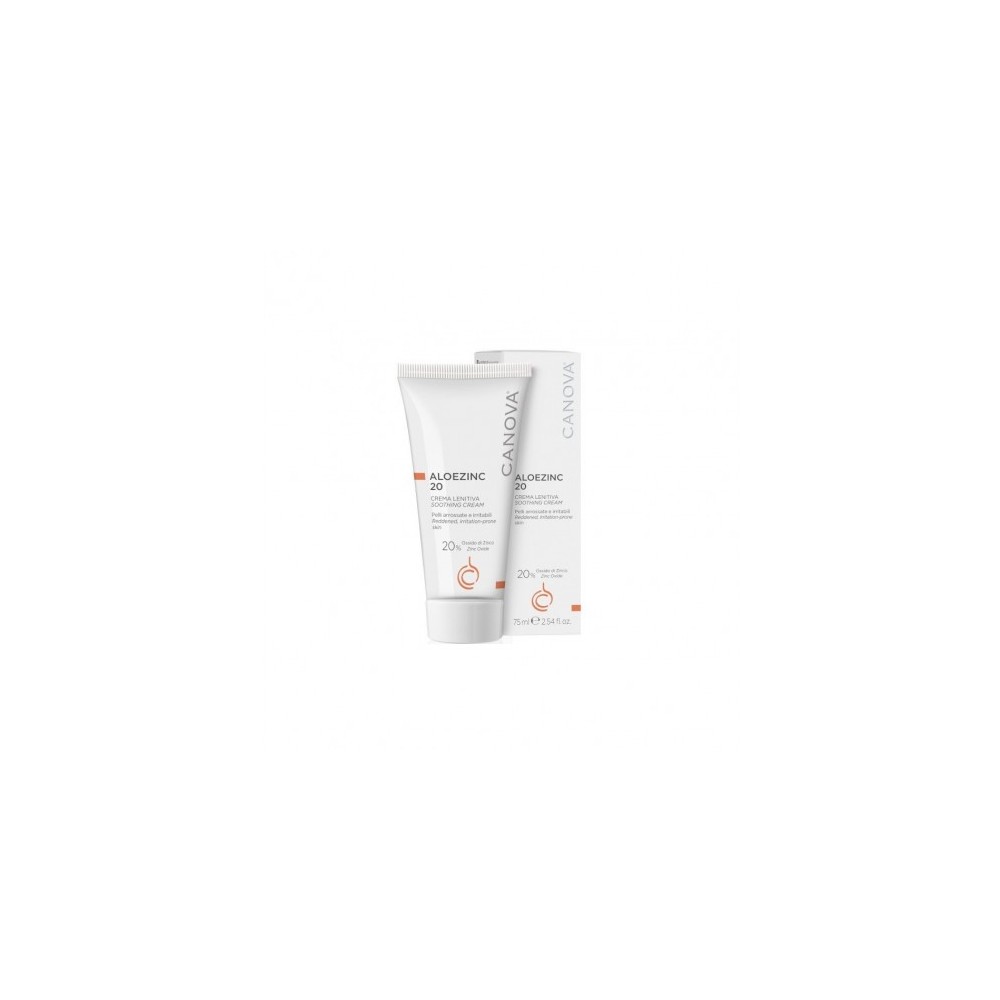 Canova Aloezinc 20 Crema Lenitiva Per Pelli Arrossate 75 Ml 