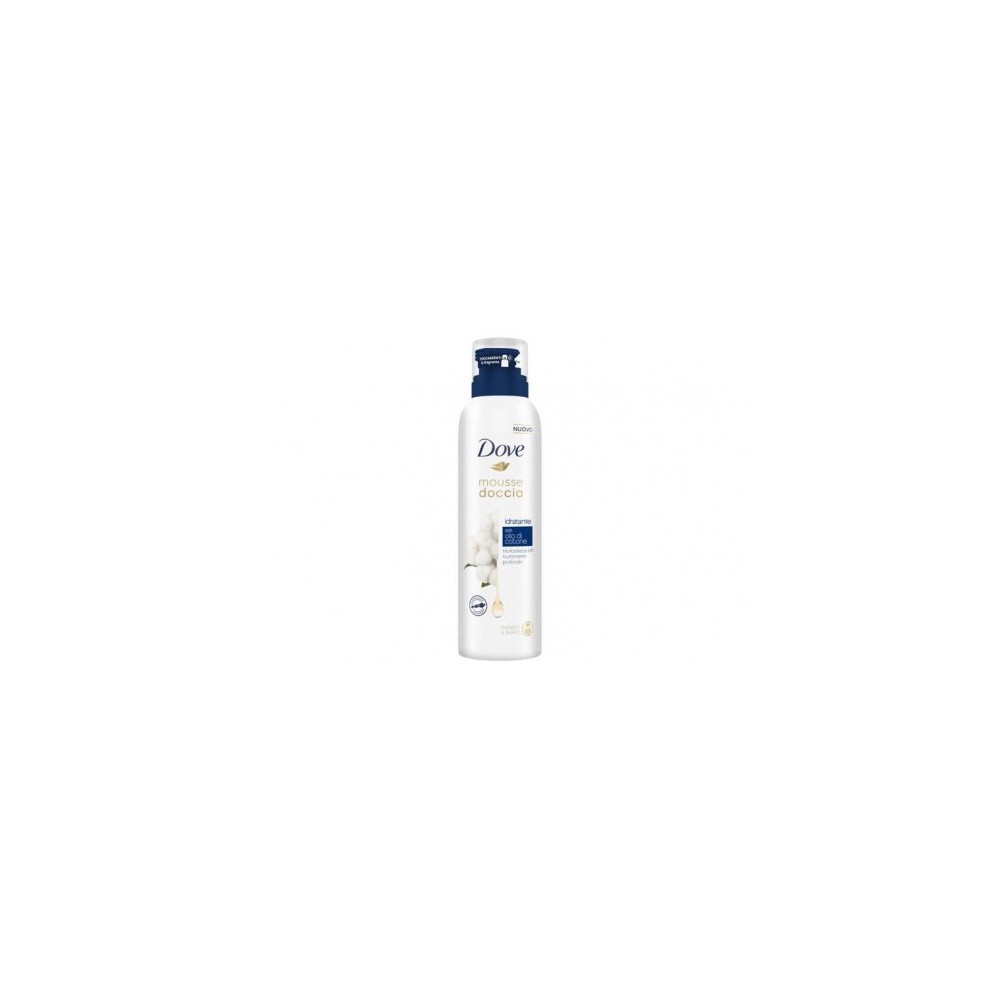 Dove Mousse Doccia Idratante Con Olio Di Cotone 200 Ml 