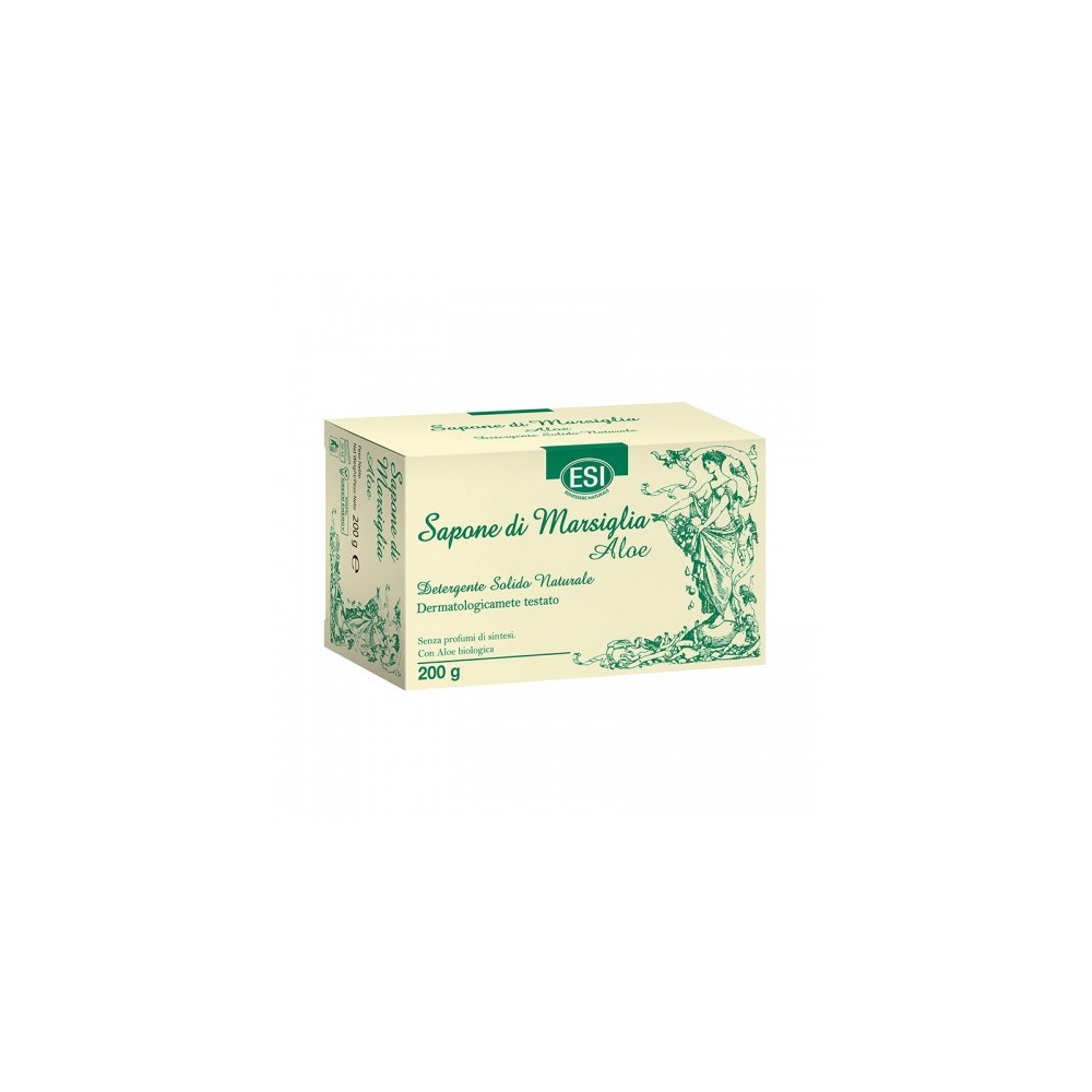 Esi Sapone Di Marsiglia Aloe Detergente Solido Naturale 200 G 
