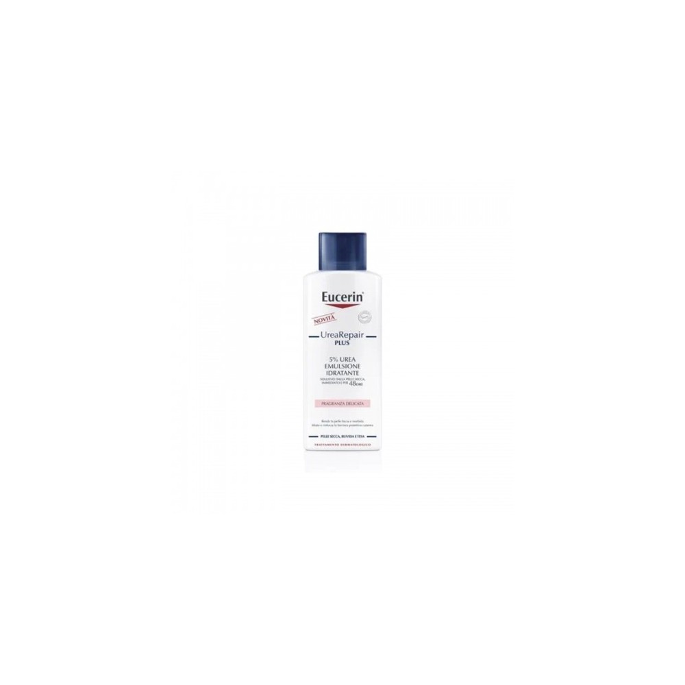 Eucerin Urearepair Plus 5% Urea Emulsione Idratante Per Pelle Secca E Ruvida 250 Ml 