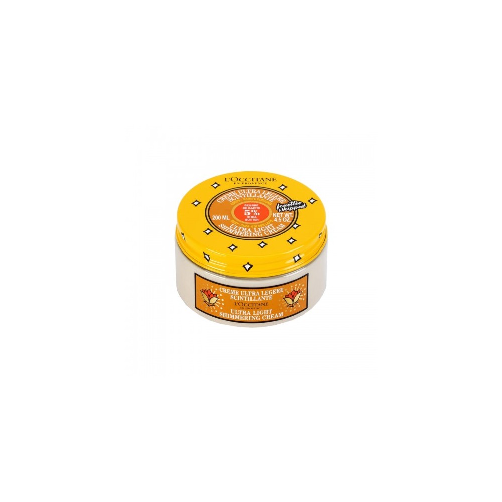 L'Occitane Karitè E Curcuma Crema Ultra Légère Scintillante 200 Ml 