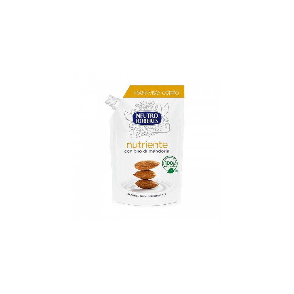 Neutro Roberts Nutriente Con Olio Di Mandorle Ricarica Per Sapone Liquido 400 Ml 