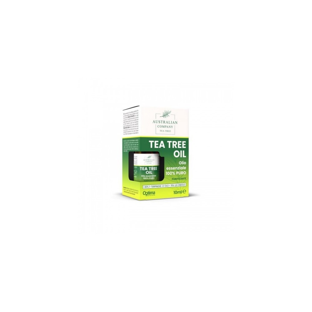 Optima Naturals Tea Tree Oil Olio Essenziale 100% Puro 10 Ml 