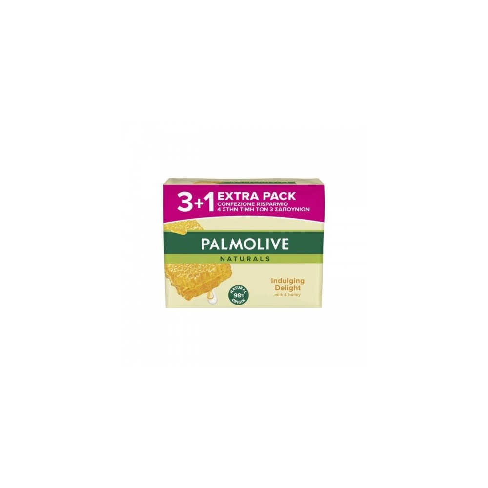 Palmolive Naturals Latte E Miele 4 Saponette Da 90 G 