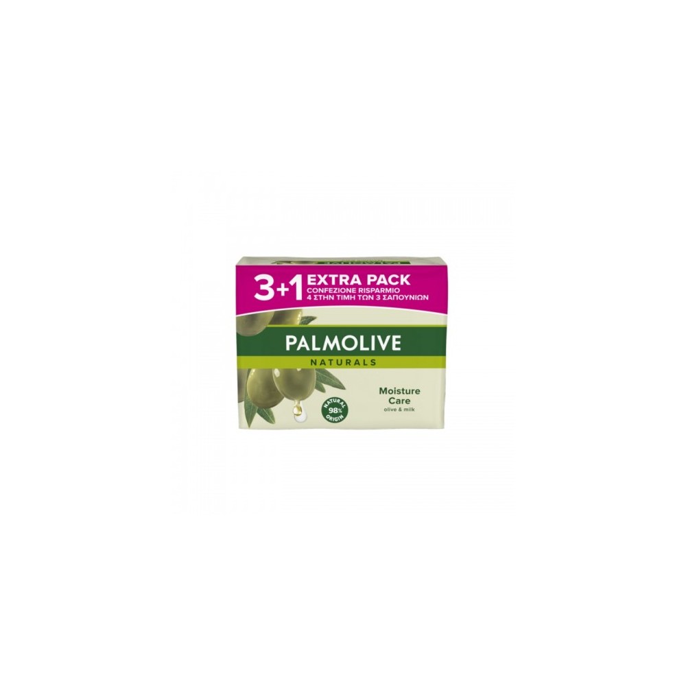 Palmolive Naturals Latte E Oliva 4 Saponette Da 90 G 