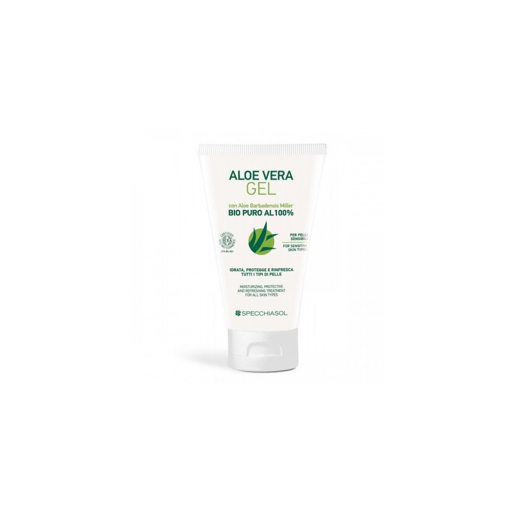 Specchiasol Aloe Vera 100% Gel Bio Puro 150 Ml 
