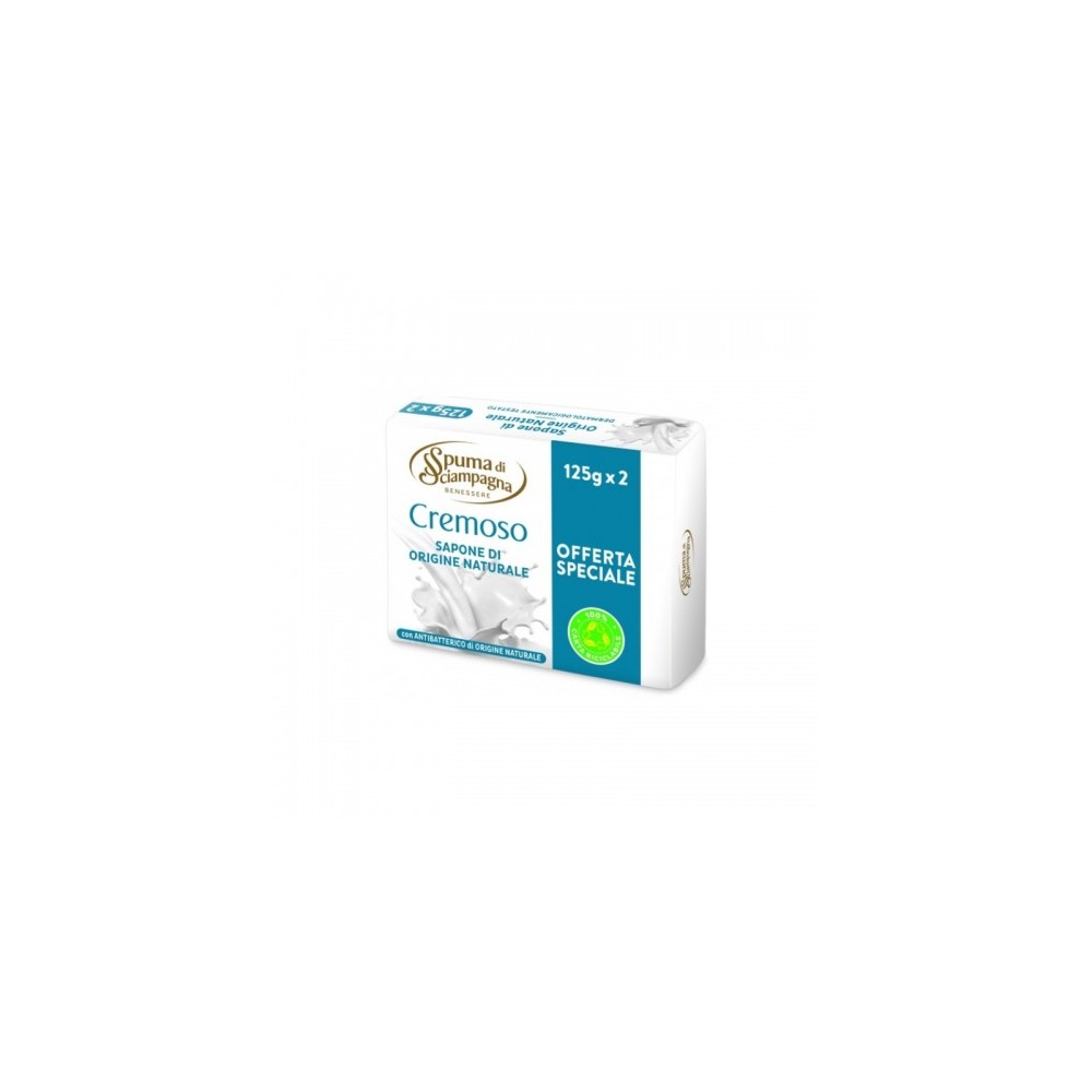 Spuma Di Sciampagna Cremoso 2 Saponette Da 125 G 